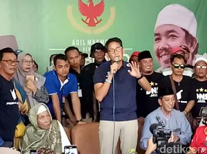 Ini Cara Sandi Tenangkan Pendukungnya Agar Tak Terpengaruh Provokasi