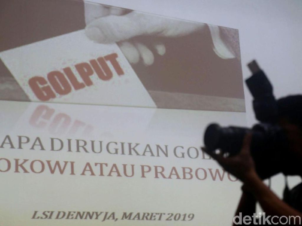 Jokowi atau Prabowo yang Dirugikan Golput? Begini Hasil Survei LSI Denny JA Jokowi atau Prabowo yang Dirugikan Golput? Begini Hasil Survei LSI Denny JA