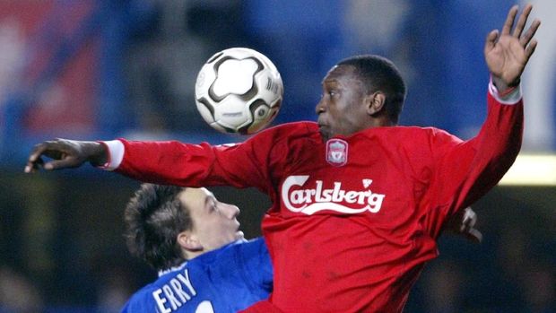 Emile Heskey pernah berseragam Liverpool saat masih menjadi pemain. (