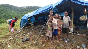 Potret Pengungsi Banjir Bandang Sentani di Bukit Harapan