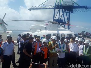 Menhub Cek Proyek Makassar New Port yang Mau Diresmikan Jokowi