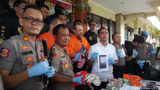Pelaku perampokan money changer di Benoa, Kuta Selatan, Bali merupakan warga negara Rusia