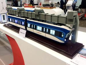 Ini Wujud Monorel Gantung Made in China yang Mejeng di Kemayoran