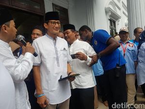 Sandiaga Sedih Subkhan Ditahan: Satu Per Satu Pendukung Gugur