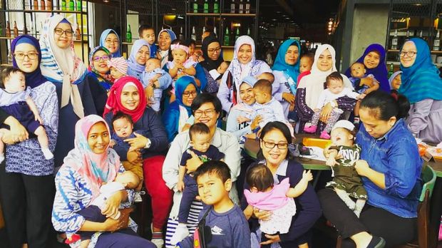 Rismaya dan sesama orang tua ADS
