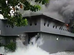 Ruang Insinerator RSUD dr Iskak Tulungagung Terbakar