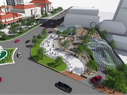 Keren! Pemkot Surabaya Bangun Ruang Publik Futuristik