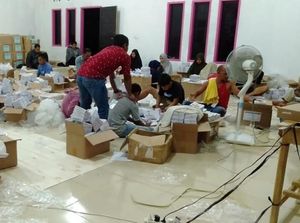 KPU Konawe Kepulauan Kekurangan 24.678 Surat Suara KPU Konawe Kepulauan Kekurangan 24.678 Surat Suara