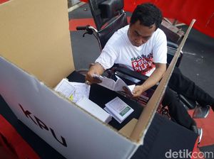 Begini Urutan Simulasi Pencoblosan Surat Suara Pemilu 2019