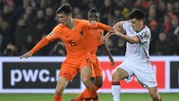 Kemenangan ini menempatkan Belanda ke puncak klasemen sementara grup dengan perolehan tiga poin, di atas Republik Irlandia dengan angka serupa. Foto: Reuters