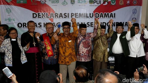Ormas Keagamaan Deklarasikan Pemilu Damai
