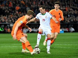 Belanda vs Belarusia melakoni laga Grup C di Stadion De Kuip, Rotterdam, Jumat (22/3/2019) dinihari WIB. Foto: Reuters