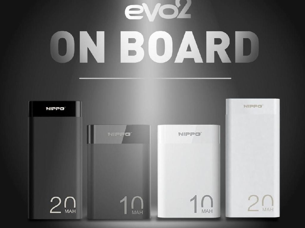 Hippo Evo2 Compact, Powerbank Seukuran Kartu Kredit Hippo Evo2 Compact, Powerbank Seukuran Kartu Kredit