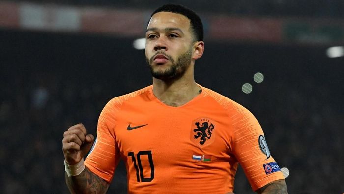 Memphis Depay lagi on fire bareng Timnas Belanda (REUTERS/Piroschka Van De Wouw) Memphis Depay lagi on fire bareng Timnas Belanda (REUTERS/Piroschka Van De Wouw)