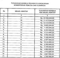 Tukin Kemenpora Naik Hingga Rp 249 Juta Dirapel Sejak Juli