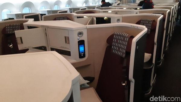 Foto: Kelas Bisnis Japan Airlines yang Nyaman