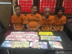 Empat Bandar Judi Ceki Beromzet Puluhan Juta Diringkus