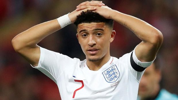 Jadon Sancho masih dirumorkan diminati Manchester United.