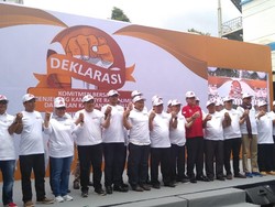 TKN-BPN Hadiri Deklarasi Jelang Kampanye Terbuka di Bawaslu