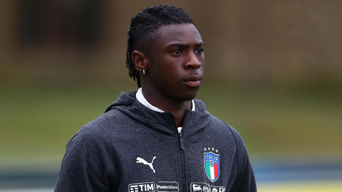 Moise Kean kemungkinan jadi starter saat Italia hadapi Finlandia (Marco Luzzani/Getty Images)