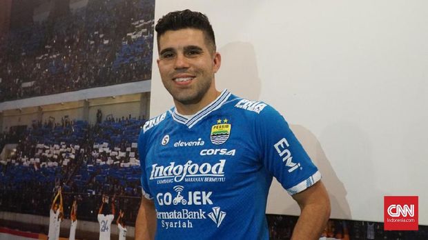 Fabiano Beltrame yang kini memperkuat Persib masih menunggu proses naturalisasi jadi WNI. (