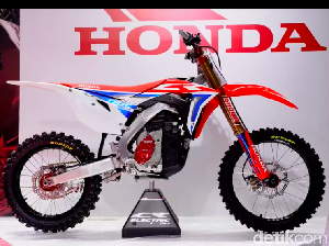 Motor Trail CRF Listrik Unjuk Gigi, Suaranya Berdecit