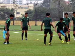 Timnas Indonesia U-23 Berlatih Ringan Jelang Lawan Vietnam