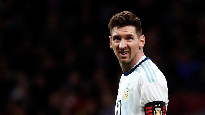 Lionel Messi absen di laga persahabatan antara Argentina dan Maroko karena cedera (Foto: Juan Medina/Reuters)