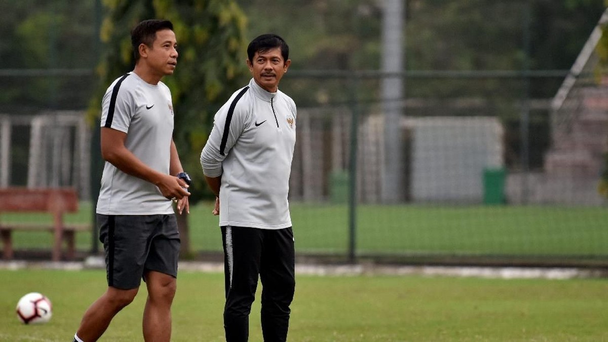 (Pelatih Timnas Indonesia U-23, Indra Sjafri. (R. Rekotomo/Antara)