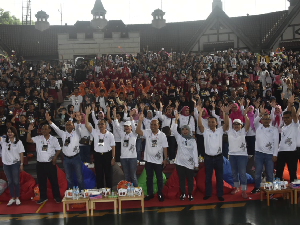 Jasa Raharja Bahagiakan Ribuan Anak Yatim se-Jabodetabek di Dufan