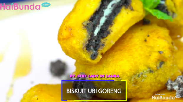 Biskuit ubi goreng/