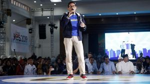 Sandiaga, Atta Halilintar dan Zee Zee Shahab Berbagi Tips Sukses di Sragen YES 2019