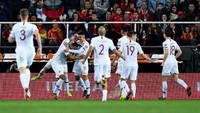 Keunggulan Spanyol bertahan sampai jeda. Di babak kedua, Norwegia membalas lewat gol penalti Joshua King untuk menyamakan skor 1-1. Wasit menunjuk titik putih setelah Inigo Martinez melakukan pelanggaran. (Foto: Denis Doyle / Getty Images)