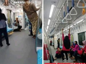 Awkarin Miris Lihat Tingkah Penumpang saat Coba MRT