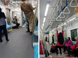 Awkarin Miris Lihat Tingkah Penumpang saat Coba MRT