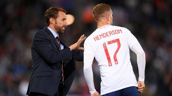 Pelatih Inggris Gareth Southgate merasa Jordan Henderson kurang dihargai. (Foto: Laurence Griffiths / Getty Images) Pelatih Inggris Gareth Southgate merasa Jordan Henderson kurang dihargai. (Foto: Laurence Griffiths / Getty Images)