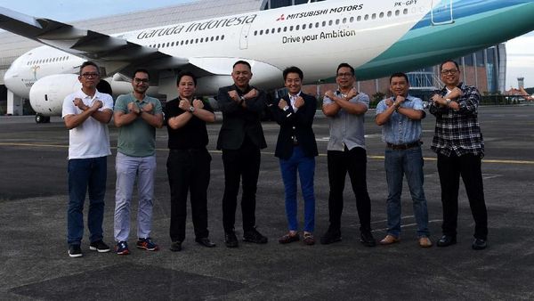 Garuda dan Mitsubishi Perkuat Kerja Sama