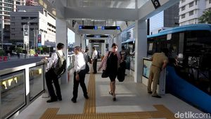 Asyik, Kini Halte Bundaran HI Terintegrasi dengan MRT