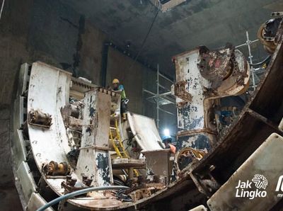 Potret Para Pekerja Proyek MRT Pertama Indonesia