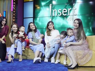 Serunya Reuni Eks Personel Cherrybelle Sambil Ajak Anak