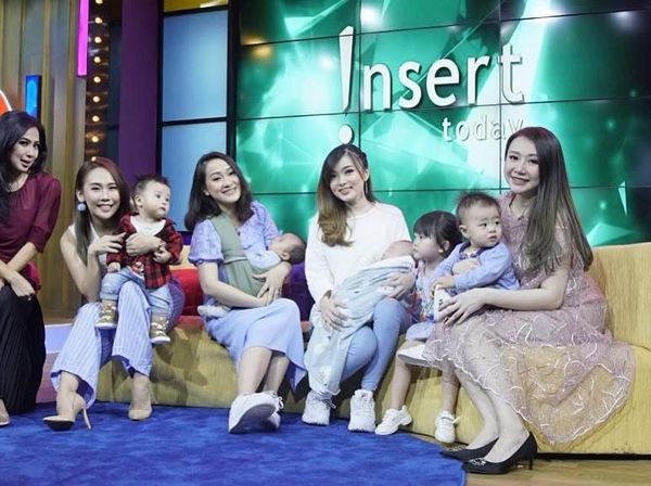 Serunya Reuni Eks Personel Cherrybelle Sambil Ajak Anak