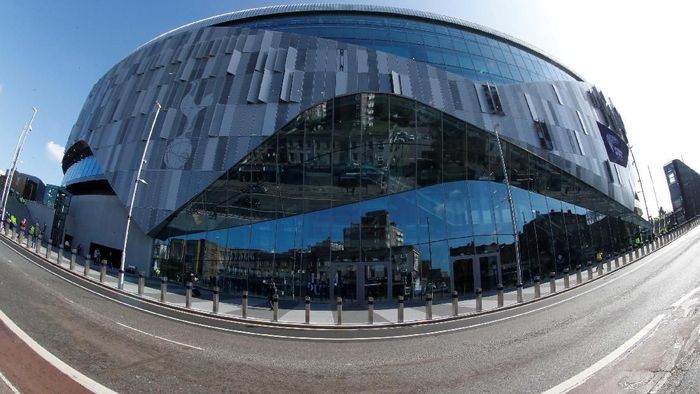 Stadion ini masih bertempat di area yang sama seperti White Hart Lane. Memang stadion baru Tottenham Hotspur itu dibangun di atas reruntuhan White Hart Lane. (REUTERS/David Klein)