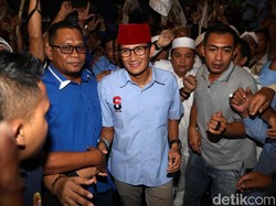 Kampanye di Jaktim, Sandi Ajak Warga Rajin Salat Subuh Berjemaah