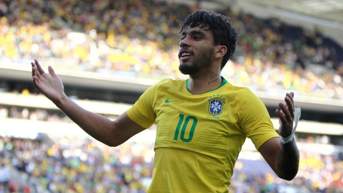 Pemain Timnas Brasil, Lucas Paqueta. (Foto: Pedro Nunes/Reuters)
