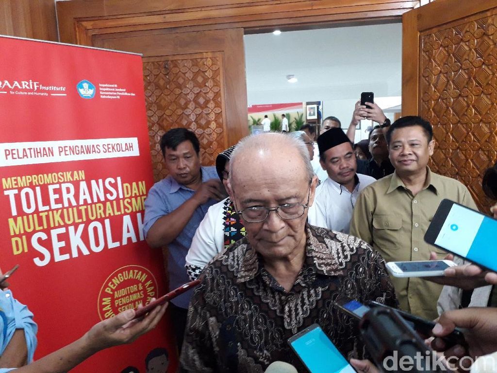 Cegah Intoleransi, Buya Syafii Minta Mapel Agama Tak Sebatas Kognitif Cegah Intoleransi, Buya Syafii Minta Mapel Agama Tak Sebatas Kognitif