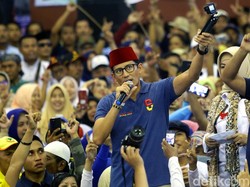 Sandiaga Klaim Rasakan Aura Kemenangan Seperti di Pilgub DKI 2017