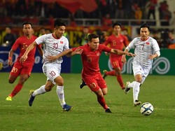 Tak ada gol yang tercipta pada babak pertama. Pada paruh kedua, Indonesia sempat beberapa kali dapat peluang emas. Namun Egy Maulana dan Marinus gagal memanfaatkannya. Antara Foto/R. Rekotomo.
