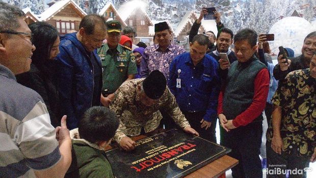 Peresmian Trans Snow World Bekasi