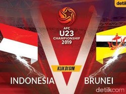 Babak I Indonesia Vs Brunei: Garuda Muda Unggul 1-0