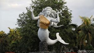 Tak Lagi Telanjang, Ini Penampakan Putri Duyung Ancol Ditutup Kemben